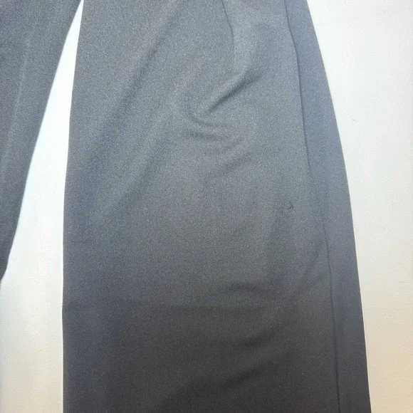 White House Black Market WHBM Strapless Twist Plum Black Jumpsuit 6 Wide Leg - Picture 10 of 10